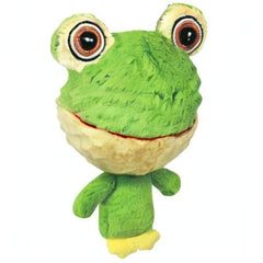 Multipet grenouille Knobby Noggins avec large sifflet stimule le jeu actif.