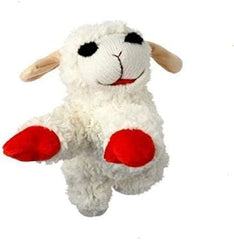 Jouet Lamb Chop Multipet avec sifflet interne pour chien, divertissement interactif.
