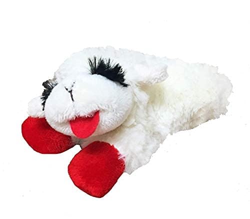 Jouet Lamb Chop de 10 pouces, activité ludique pour chiens de petites et moyennes tailles.