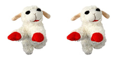 Jouet peluche Lambchop Multipet mini 6 pouces, idéal pour jeux et câlins du chien.