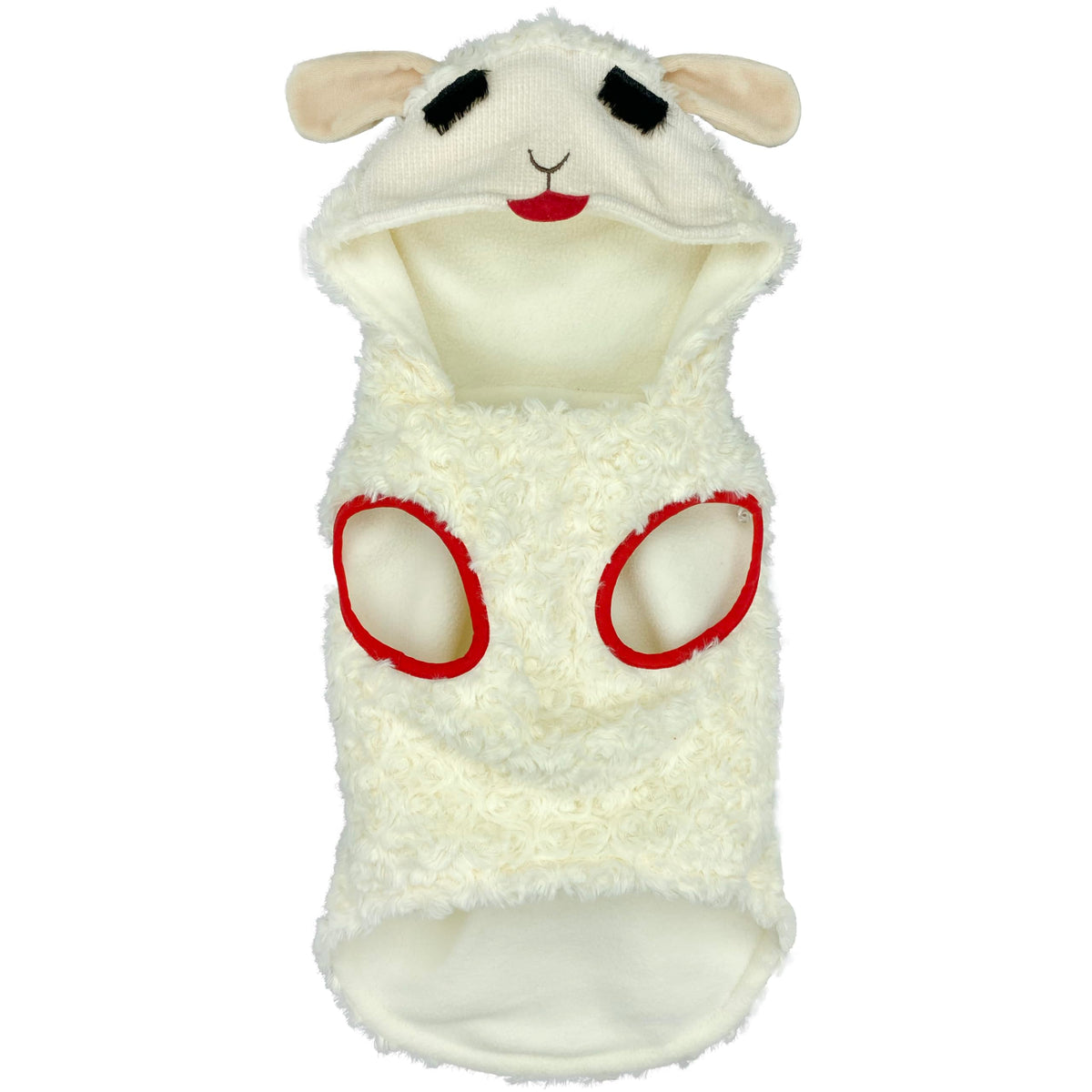 Vêtement Lamb Chop de Multipet au design iconique pour photos et fêtes.