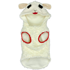 Vêtement Lamb Chop de Multipet au design iconique pour photos et fêtes.