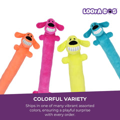 Peluche Loofa Multipet douce, idéale pour mâchonner et réconfort après l'exercice.