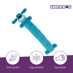 Multipet Loofa chien 30 cm, peluche robuste ideale pour mordiller.