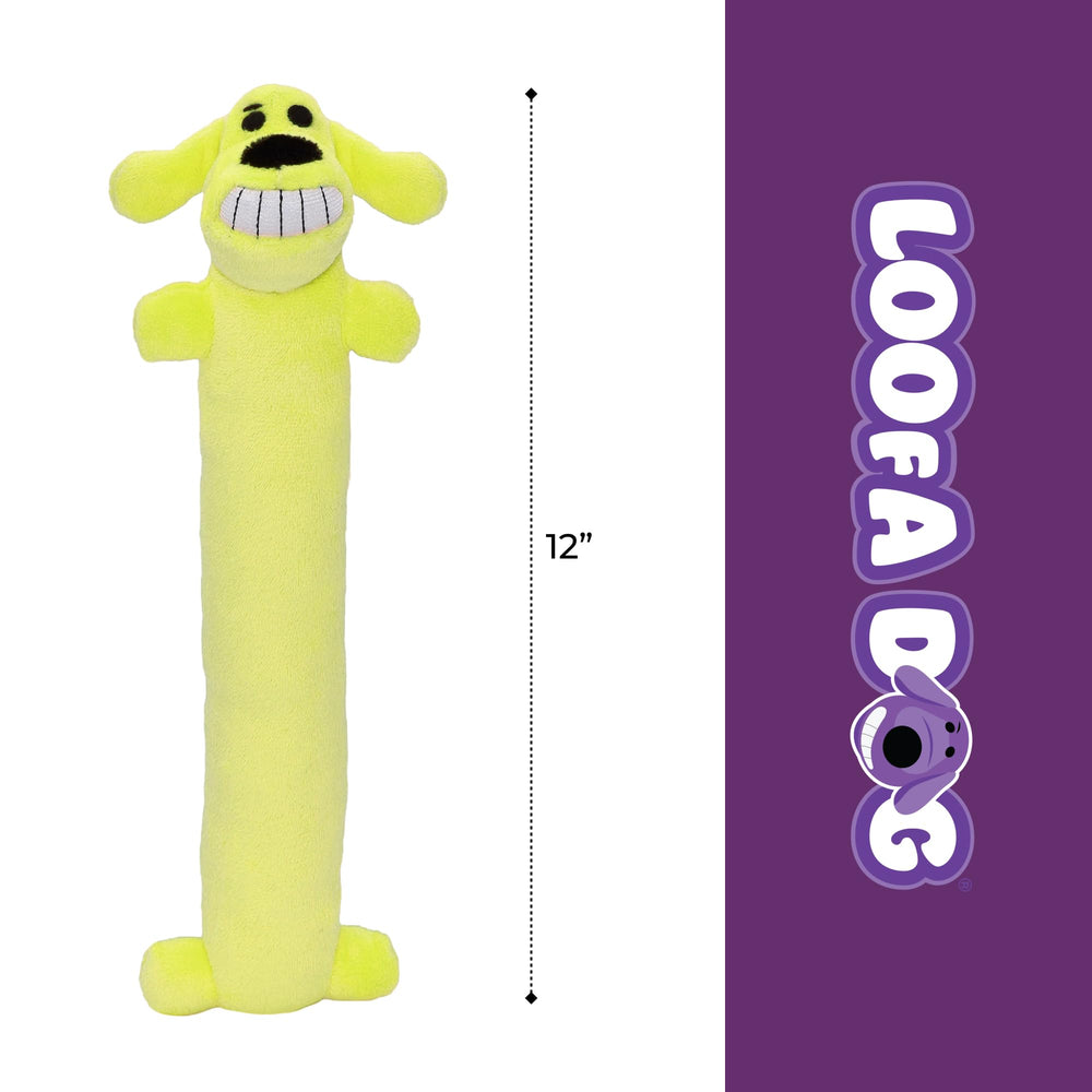 Peluche Multipet Loofa, matiere douce et securite pour chiens.