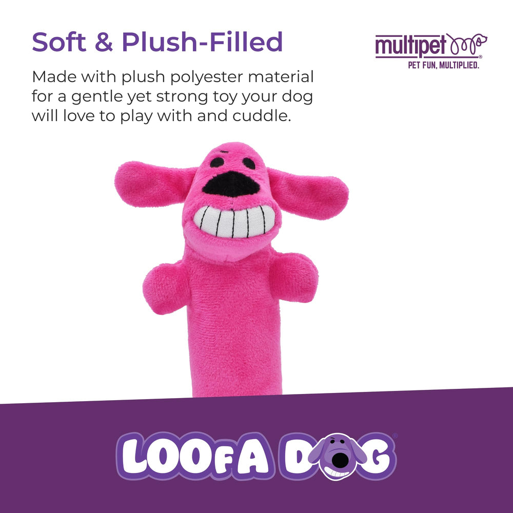 Multipet Loofa Doudou Chien Sifflement: stimulation auditive lors des sessions.