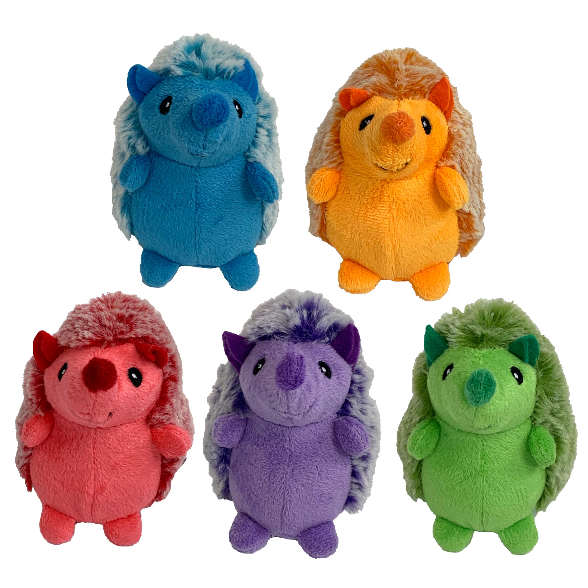 Jouet hérisson Multipet MiniPet de 4 pouces, couleur assortie, idéal pour les câlins et le jeu.