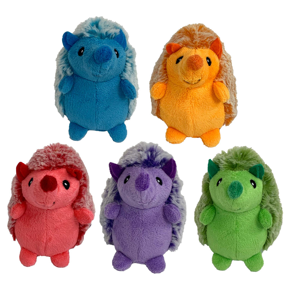 Jouet hérisson Multipet MiniPet de 4 pouces, couleur assortie, idéal pour les câlins et le jeu.