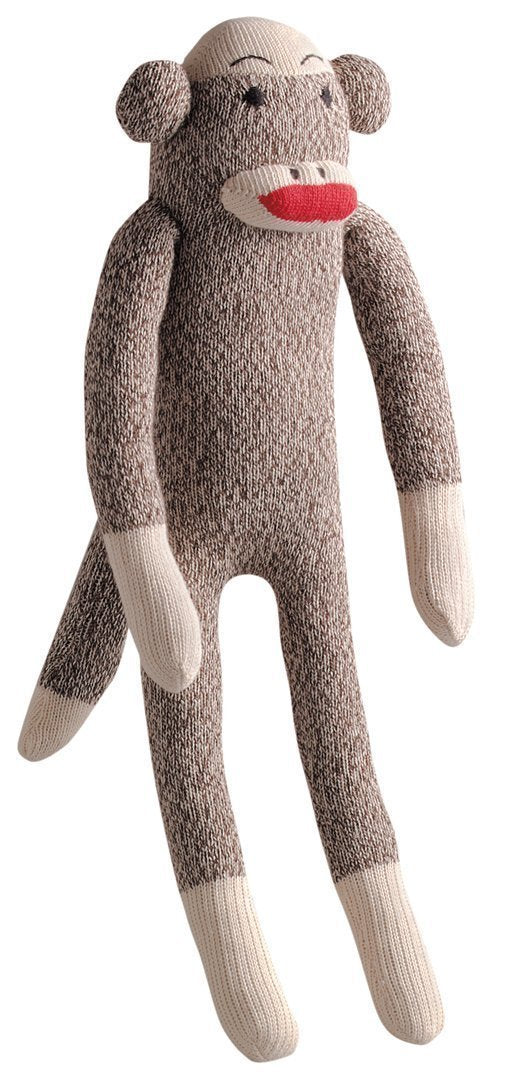 Singe Sock Pal de Multipet, peluche pour chien, idéal pour câlins et jeux.
