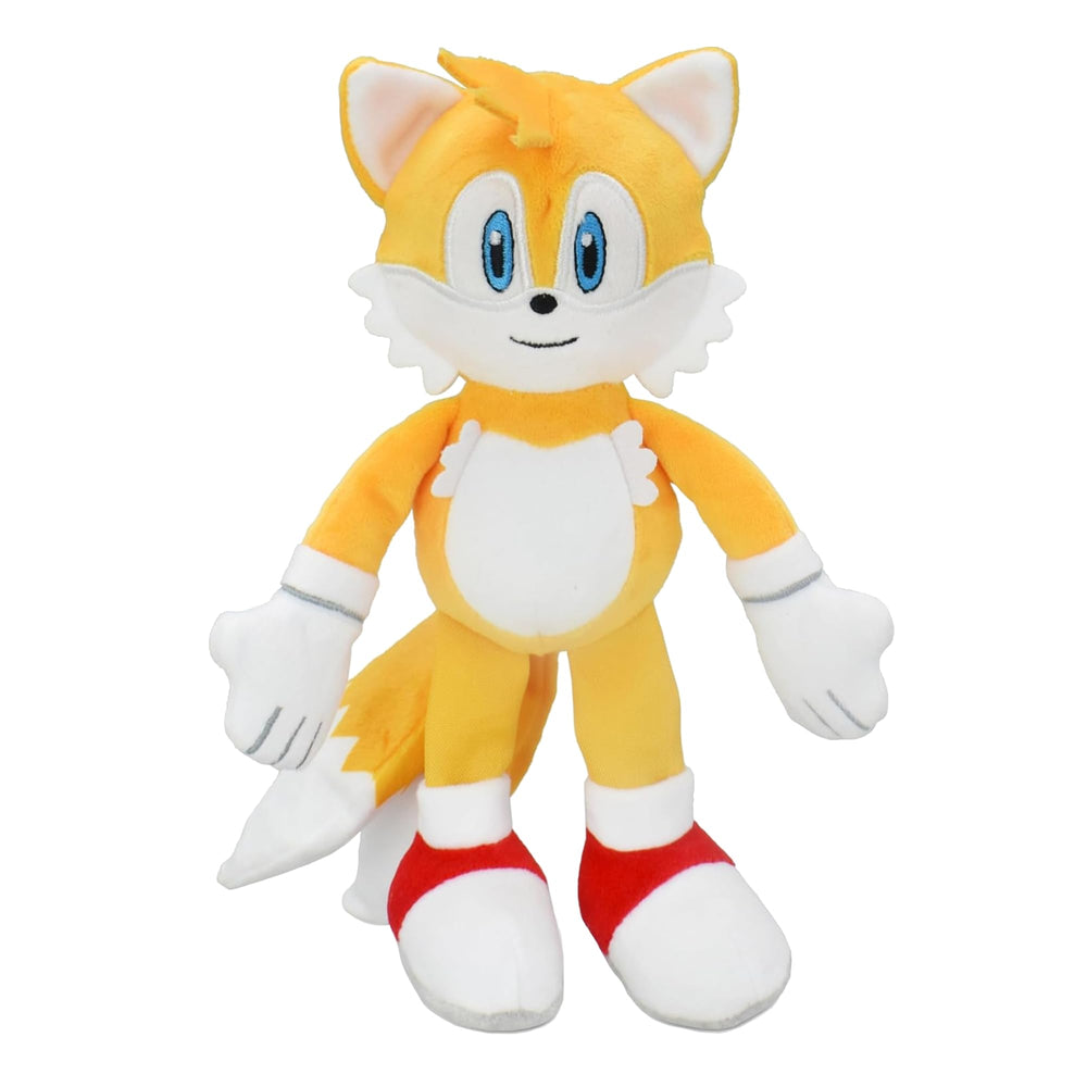 Multipet Sonic Tail peluche chien, vue d'ensemble du jouet doux et attrayant.