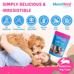 Munchbird emballage petit pack, pratique à partager lors des sorties avec chien.