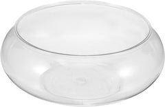 Bocal Musaner bulle ronde transparente pour poissons et plantes décoratives.