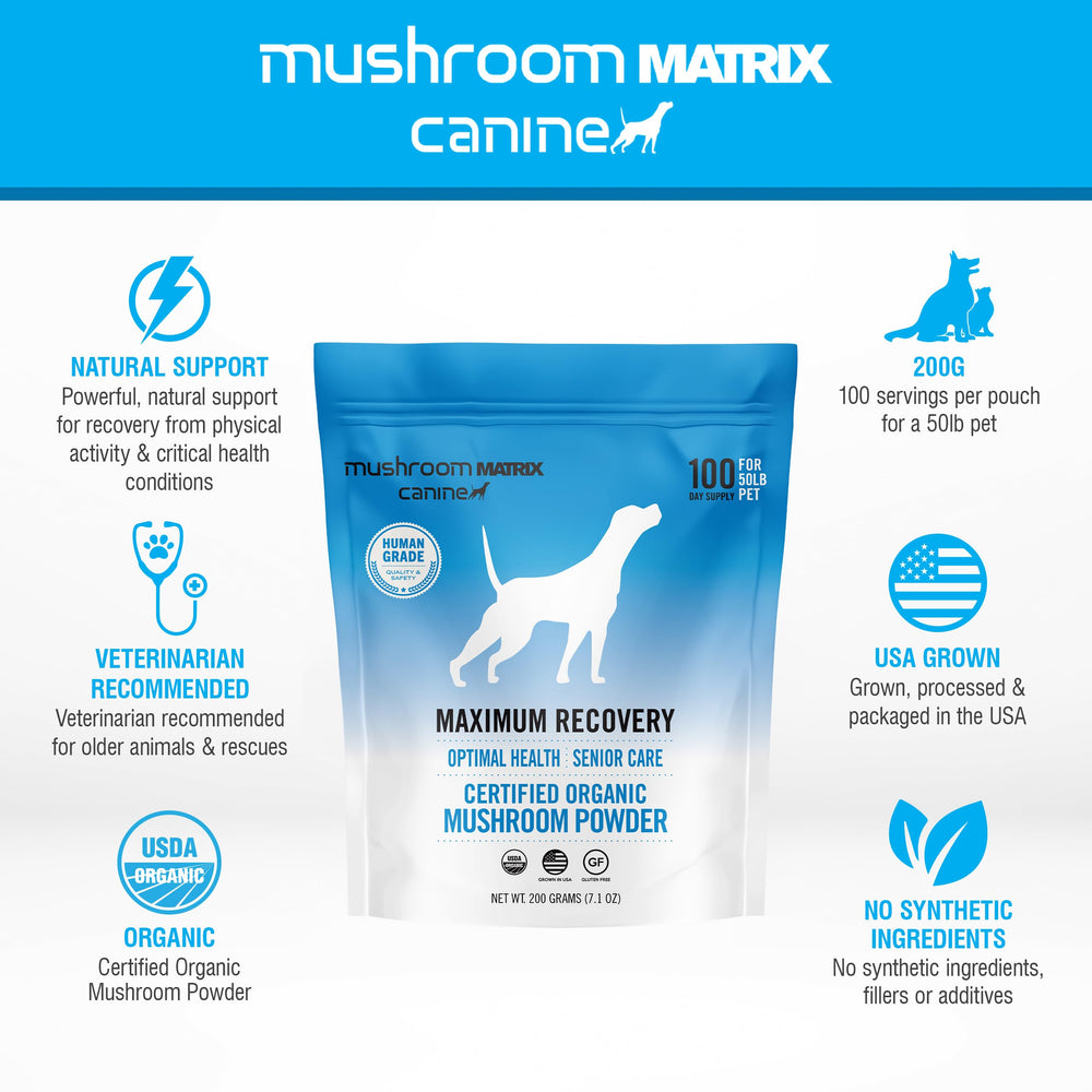 Om Mushroom Matrix: emballage 200 g, praticité et conservation du produit
