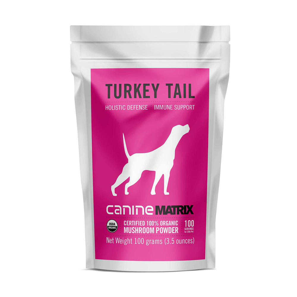 Om Mushroom Matrix Pet Guide Dosage Quotidien, instructions simples pour chiens et chats.