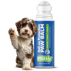 baume-roll-on Muttly pour pattes – application rapide et hydratation ciblée.