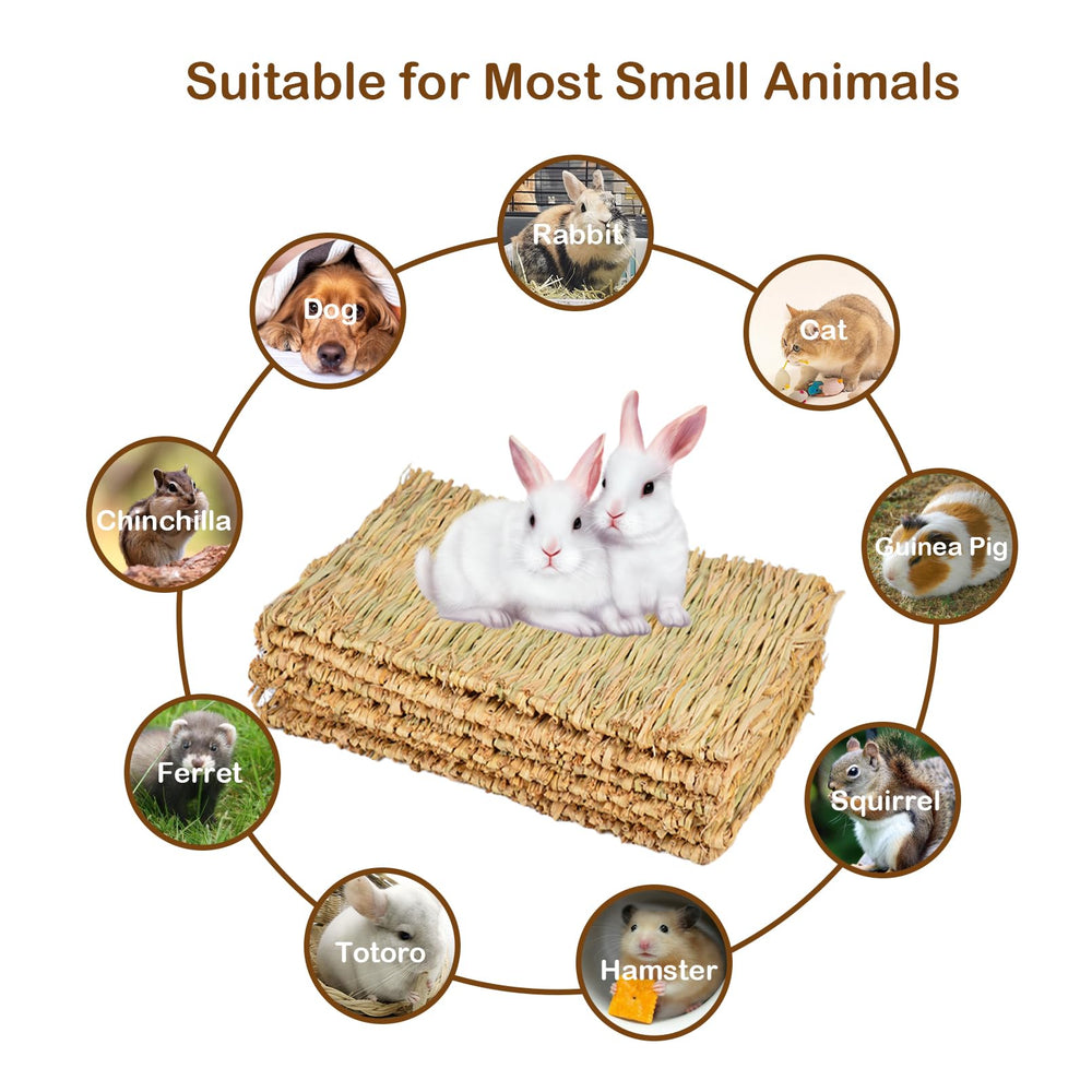 MUYG ensemble-tapis-herbe-lapin-6-pièces, pratique pour varier l’aménagement.