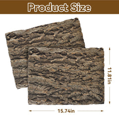 MUYG écorce-terarium texture naturelle assure une bonne prise.