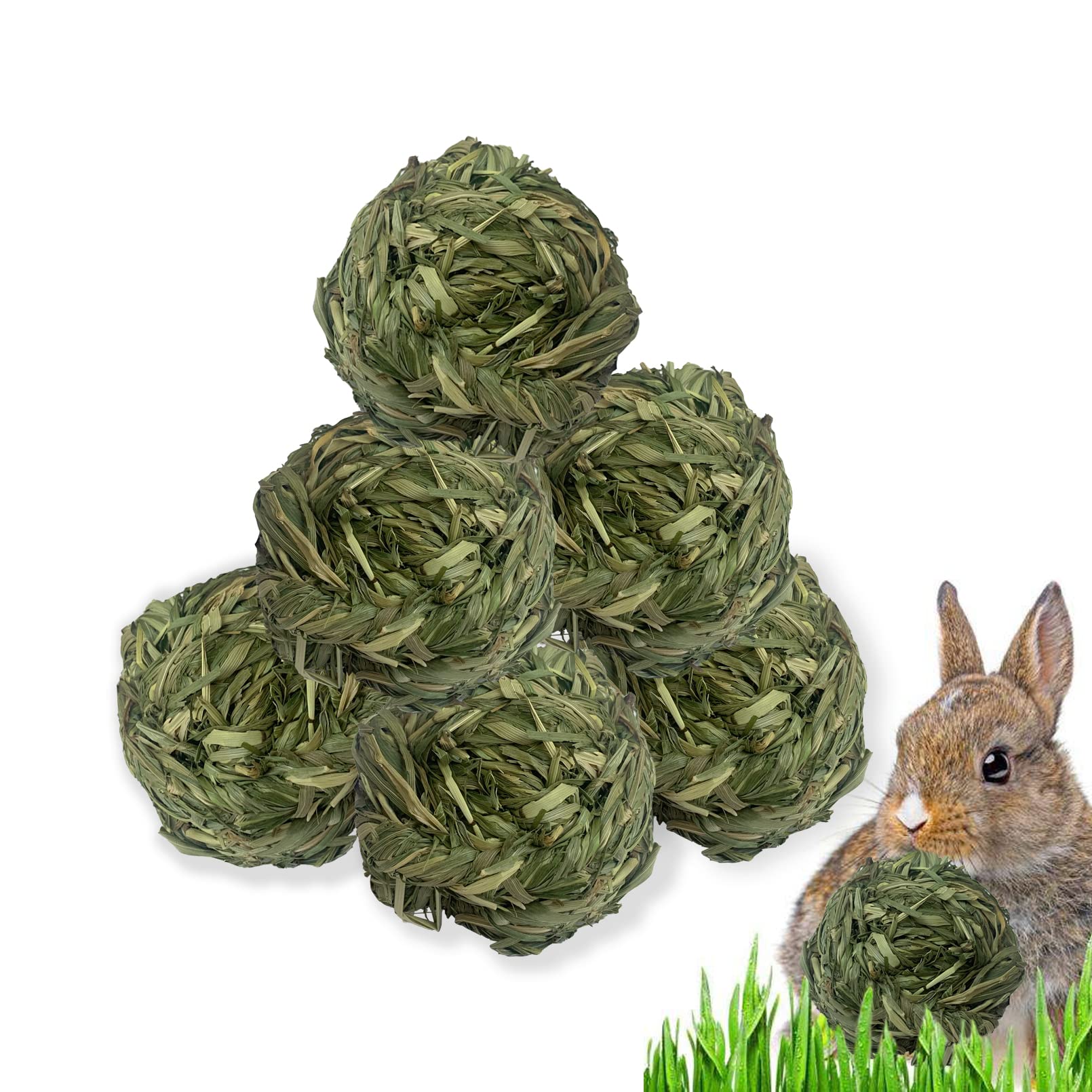 MUYG balle-herbe-timothy: stimulation naturelle de la mastication pour petits animaux.