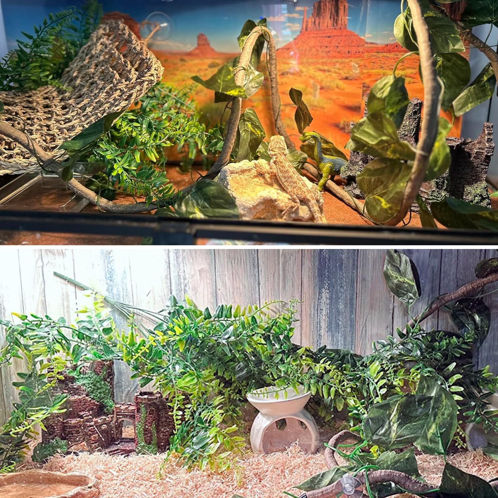 MUYG hamac-reptile-rectangle: espace de repos confortable