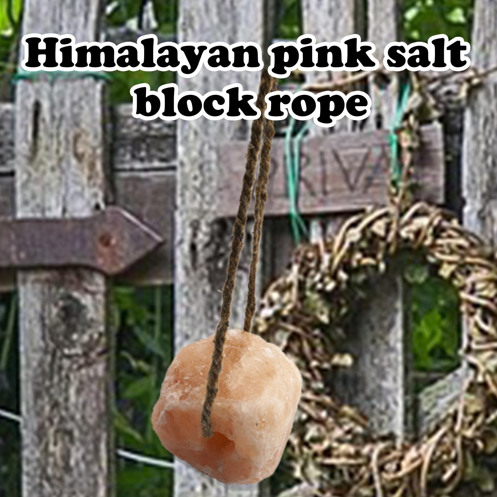 MUYG sel Himalayen lick minéraux trace, complément nutritionnel sans additifs.