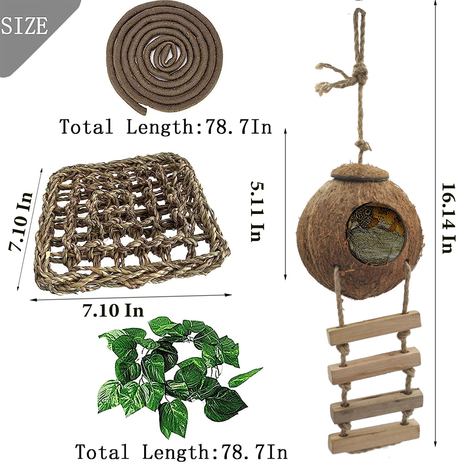 MUYG tapis soie noix de coco, surface douce pour le repos.