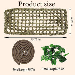 MUYG vigne-reptile-decoration: plantes artificielles colorées et vivantes