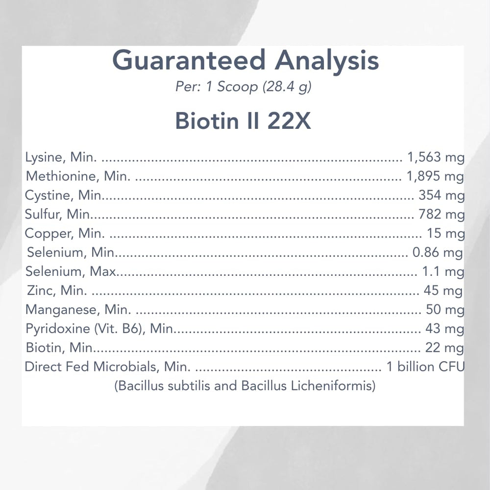 MVP Biotine II 22X fabriqué aux États-Unis, qualité et traçabilité.