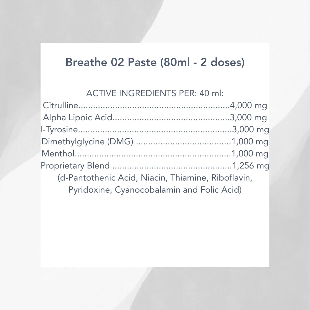 MVP Breathe O'2 emballage quatre tubes, rangement facile dans l'écurie.