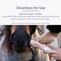 MVP Breathe O'2 pack pré-course pour chevaux, idéal pour une routine structurée.