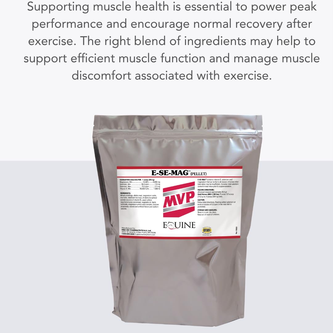 Utilisation quotidienne MVP E-Se-Mag pellets faciles à mélanger dans les repas.