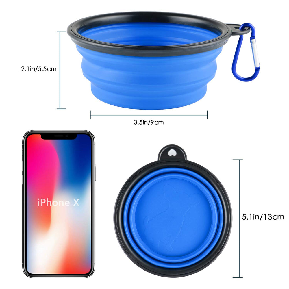 Bol MXZONE orange pliable, idéal pour les sorties en voiture.