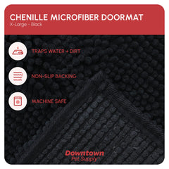 My Doggy Place Tapis Microfibre à absorption élevée, idéal pour chiens mouillés.