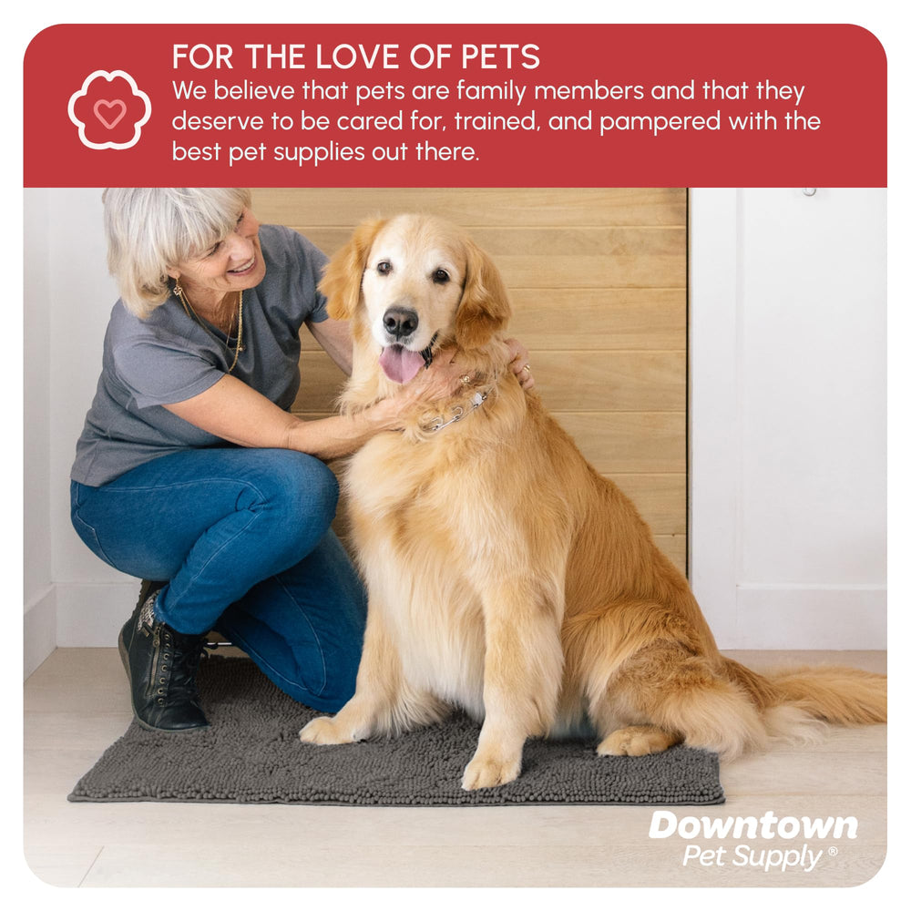 Grand tapis My Doggy Place 36x26 ash, idéal pour portes et entrées.
