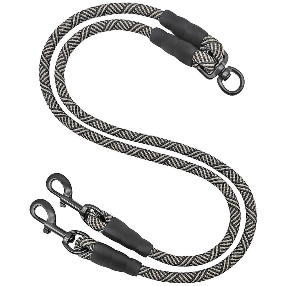 Mycicy coupleur double-chien anti-enchevetrement pendant la promenade.
