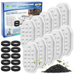 MyfatBOSS ensemble de filtres fontaine chat pour remplacement pratique et economique