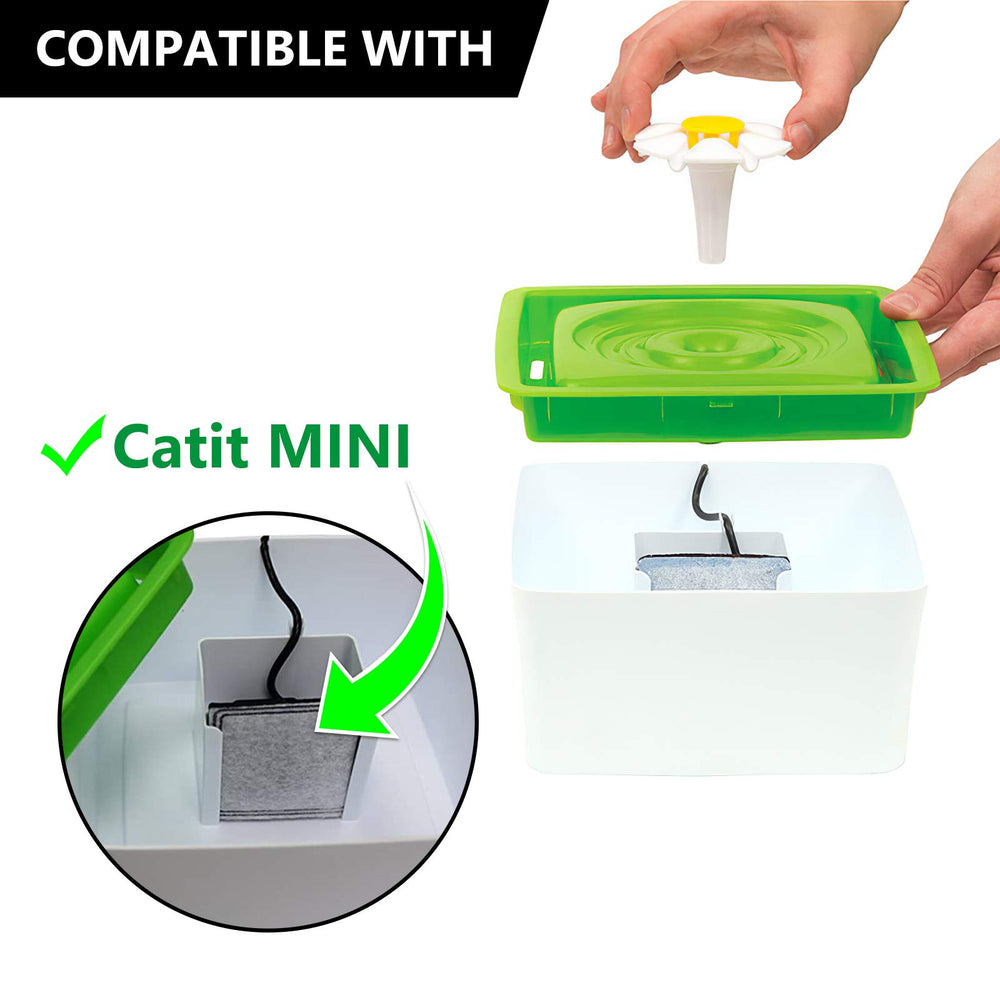 MyfatBOSS filtre fontaine à 3 couches, capture cheveux et débris