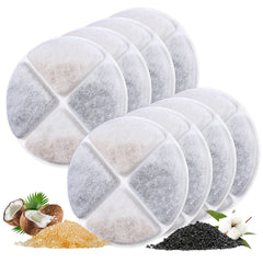 Filtre MyfatBOSS pour fontaine chat, pack de 8, pour une eau plus fraîche.