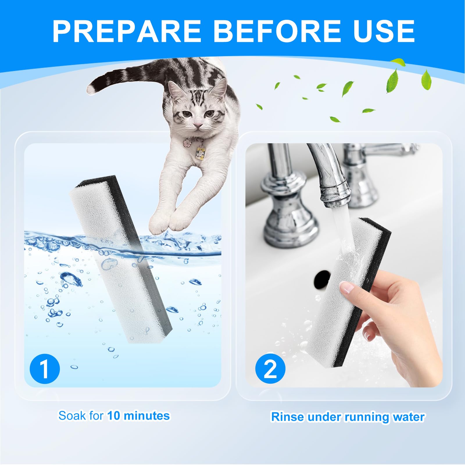 MyfatBOSS filtre fontaine chat, compatible WF020 et longue durée