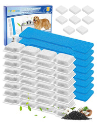 MyfatBOSS filtre-fontaine-chien-ensemble: eau plus nette grâce à filtration multi-étages.