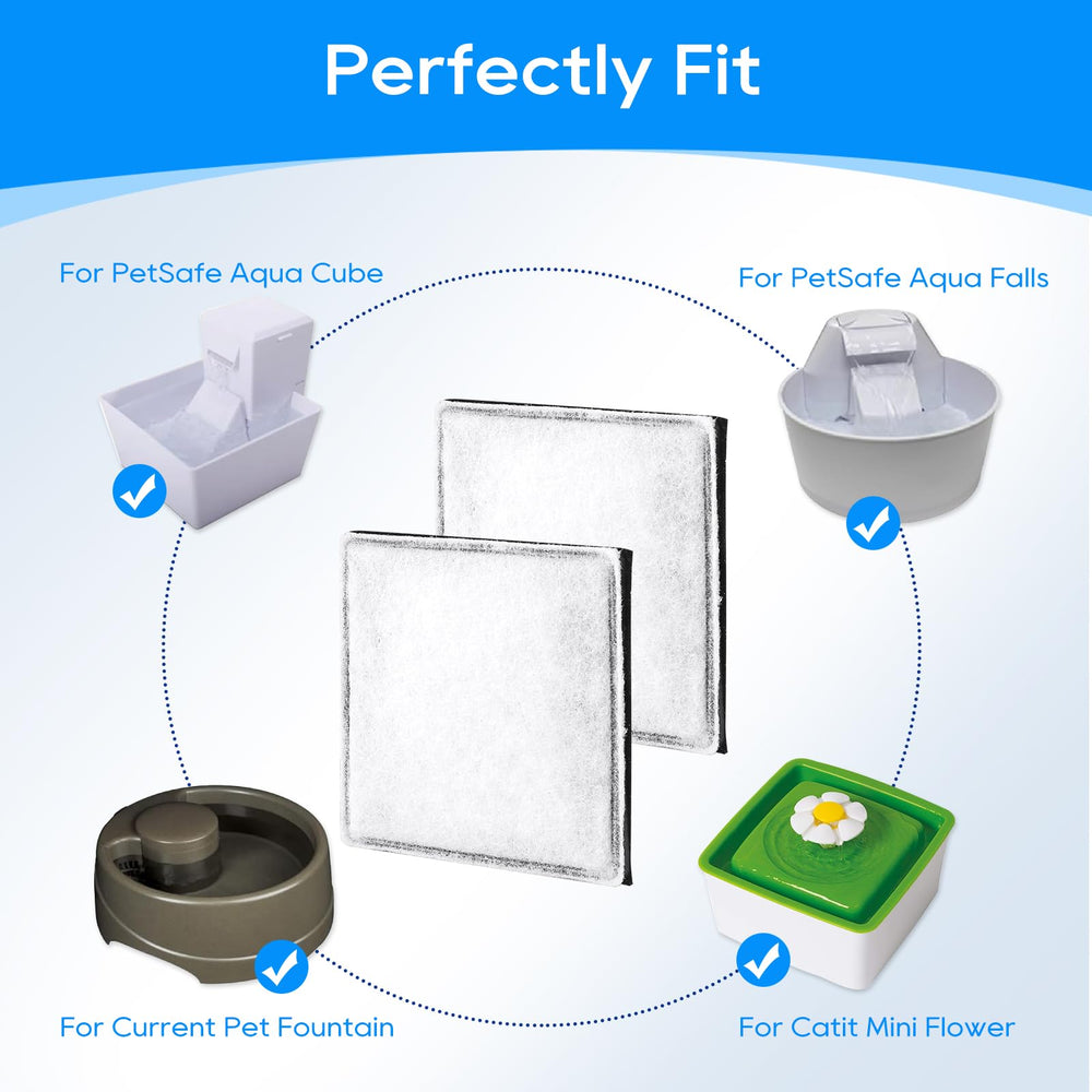 Filtre MyfatBOSS pour fontaine Petsafe Aqua Cube, filtration fiable pour eau propre.