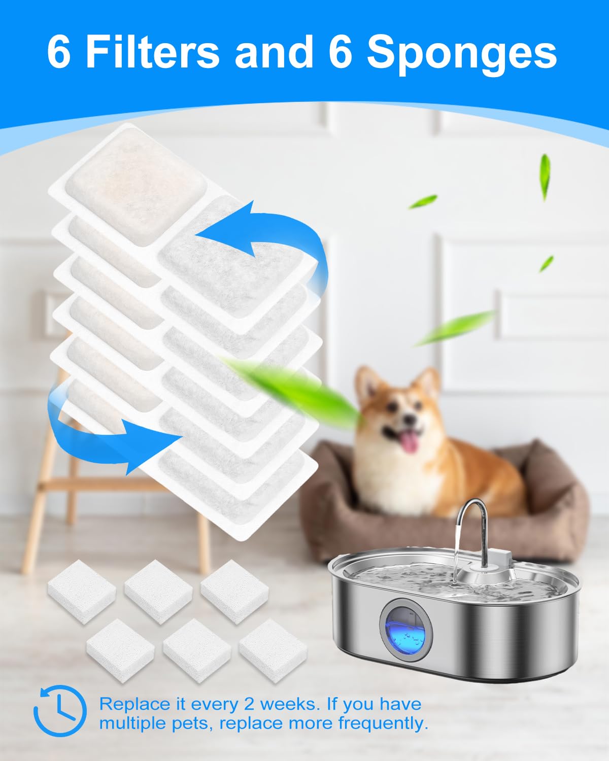 Système filtration MyfatBOSS avec tissu non tissé retient poussière et poils.