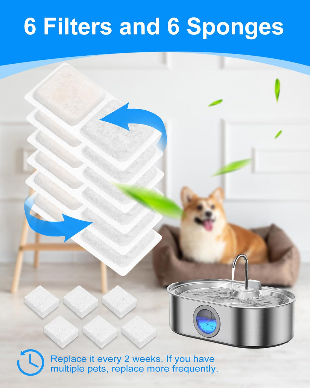 Système filtration MyfatBOSS avec tissu non tissé retient poussière et poils.