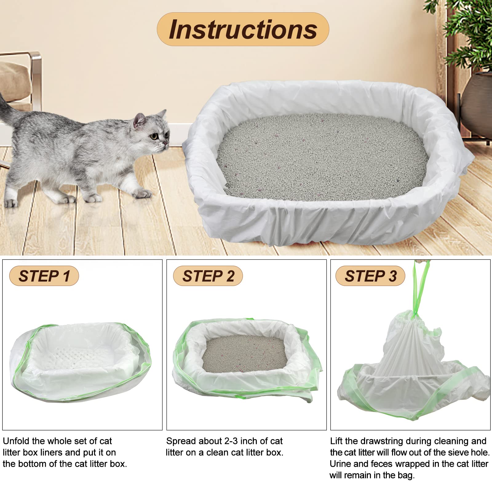 Mygeromon utilisation-quotidienne-litiere: utilisation quotidienne simplifiée pour les foyers avec chats.
