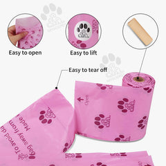 MYGODPET sacs-poubelle vert savon biodégradables, réduction des odeurs.