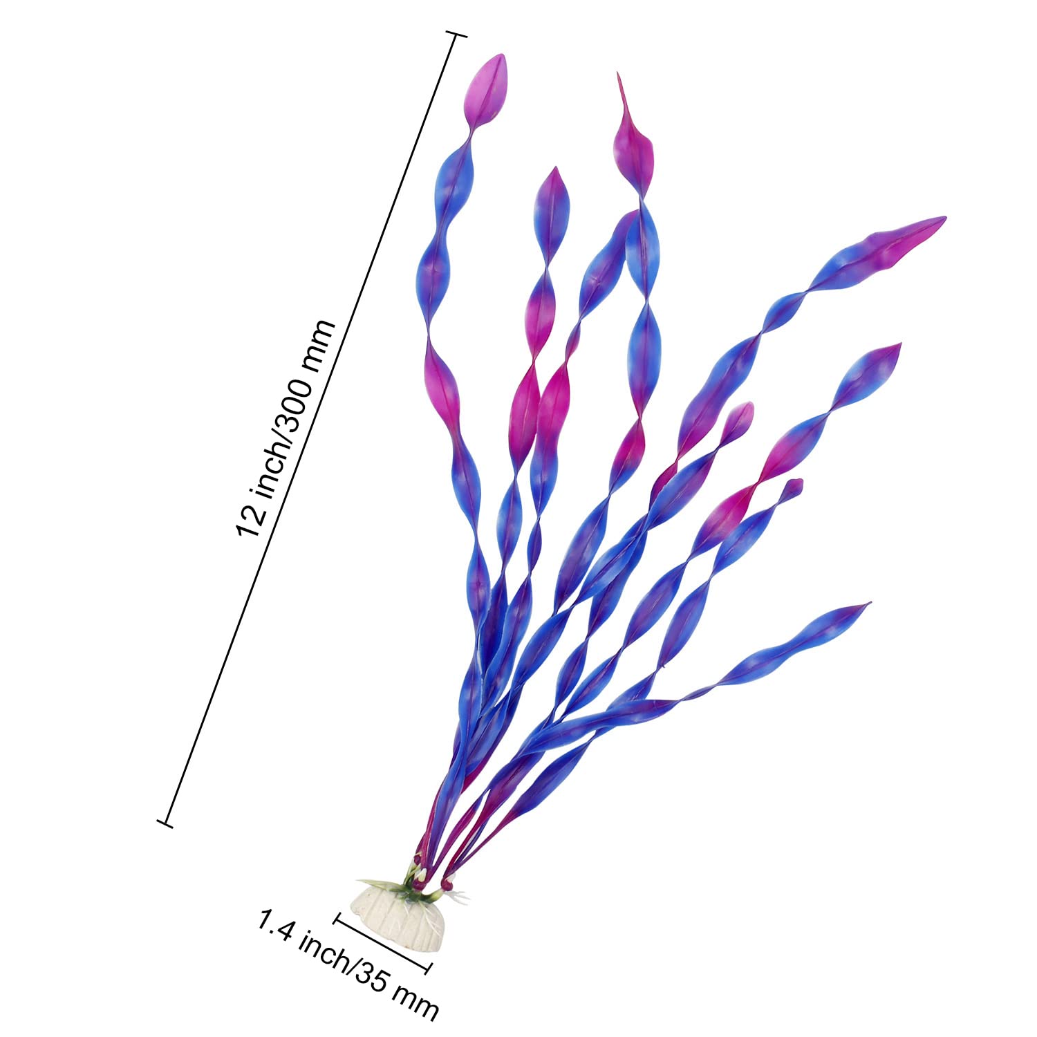 MyLifeUNIT algue artificielle violet-mouvement-eau : simule un courant naturel et vivant