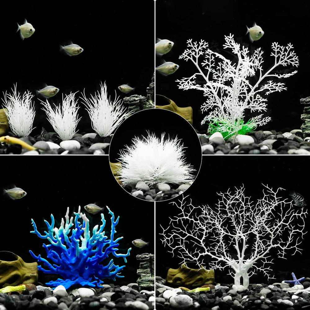 Base en céramique stable soutenant les plantes artificielles dans l'eau
