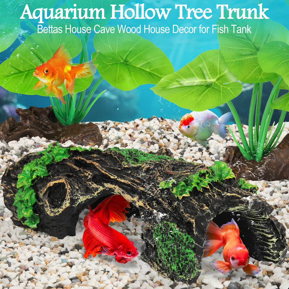 MyLifeUNIT décor d'ensemble pour aquarium crée une ambiance naturelle et facile à installer.