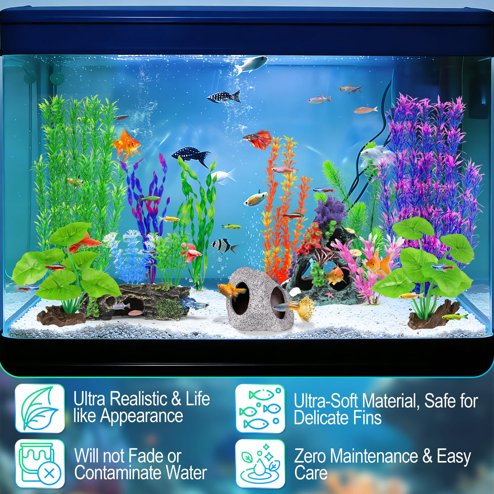 MyLifeUNIT equipement-décor-aquarium-ensemble valorise l'esthétique sans entretien.