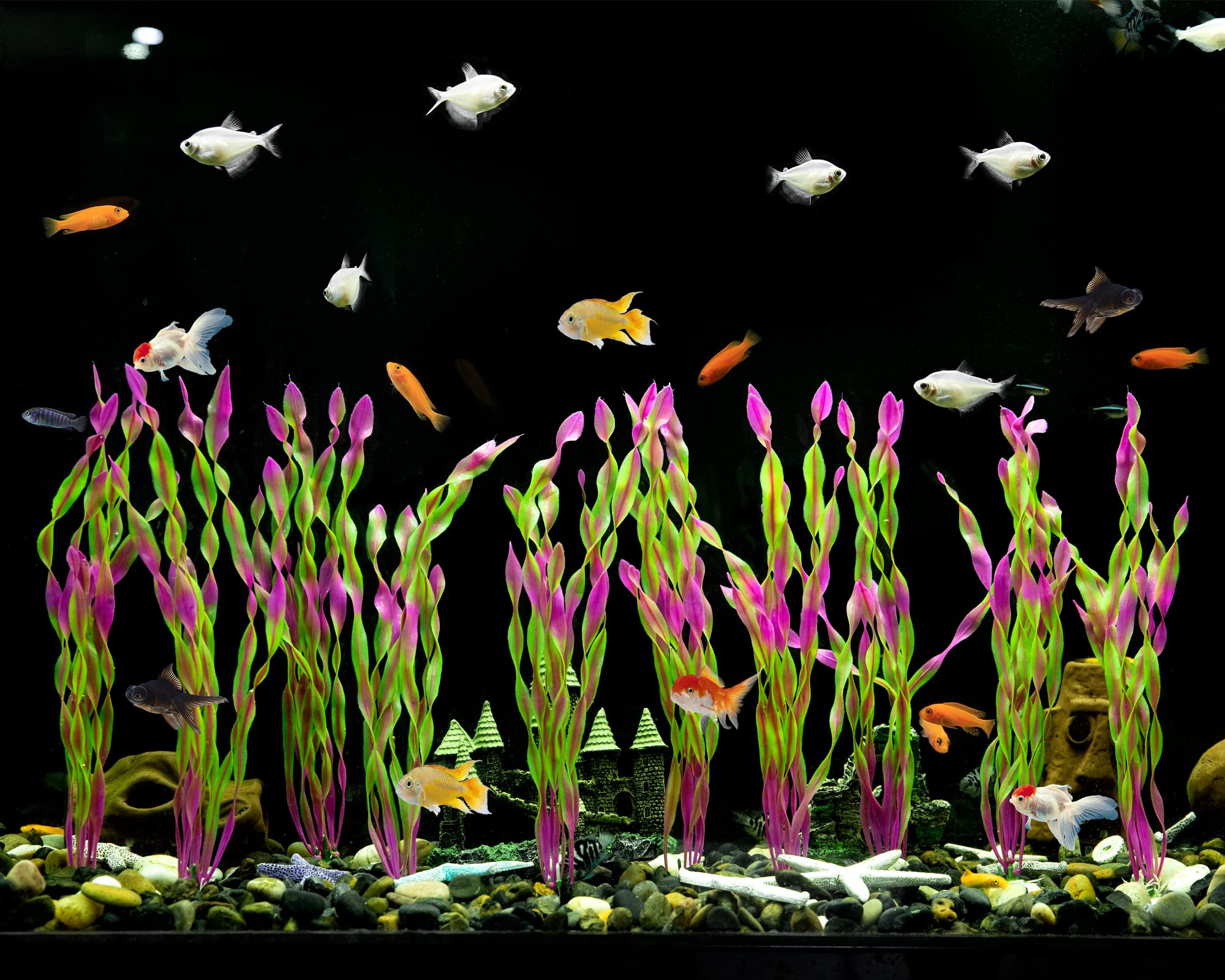 Feuillage souple MyLifeUNIT, manipulation facile sans risque pour poissons.