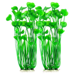 MyLifeUNIT plantes artificielles d'aquarium vertes, hauteur 400 mm, décor sûr pour les poissons